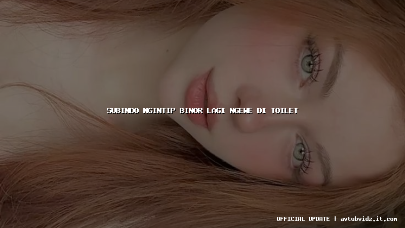 subindo ngintip binor lagi ngewe di toilet